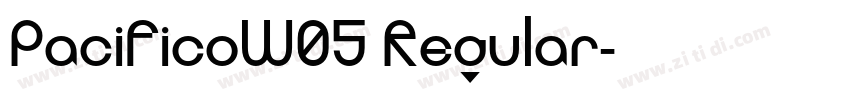 PacificoW05 Regular字体转换 PacificoW05 Regular字体转换